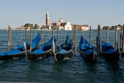 Gondola parking, Venice