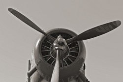 Nostalgic WWII aircraft at an air show
