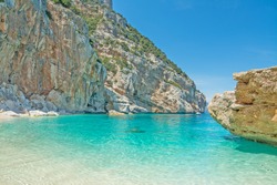 Cala Mariolu on a clear day, Sardinia