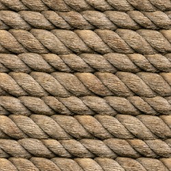 Seamless Hemp Rope Texture Pattern