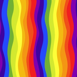 waved seamless background rainbow pattern with many colors 