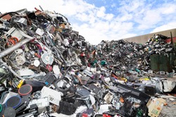 Electronic waste and garbage for recycling