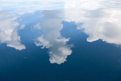 Cloudy Sky reflection on Water