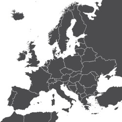 europe vector map