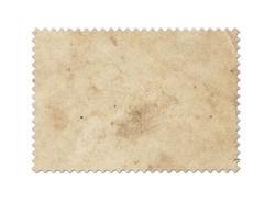 Blank post stamp scanned with high resolution. Saved with clipping path.
