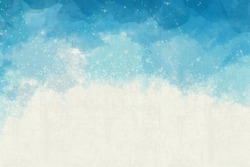 Blue Texture Watercolor Abstract Background