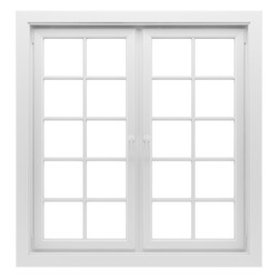 window isolated on white background