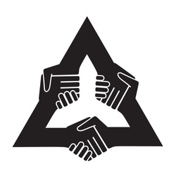 mutual trust structure built of handshakes
