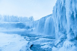Frozen Jagala Falls - The Niagara Falls of Estonia
