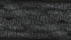 Details on the surface of charcoal.
