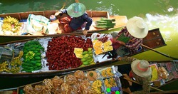 Floating market of Damnoen Saduak, ThaÃ?Â¯land