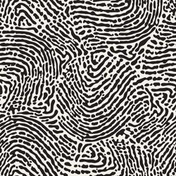 Vector seamless pattern. Monochrome organic shapes. Stylish structure of natural cells reminding fingerprints. Hand drawn abstract background.