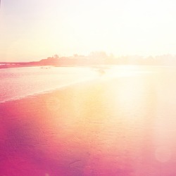 Beach with sunset - Instagram effect filter