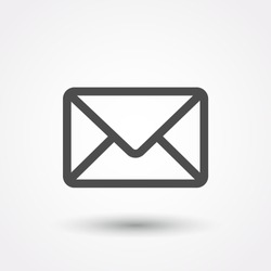Mail icon. Vector