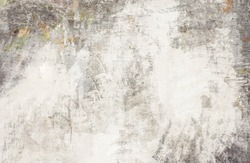 OLD NEWSPAPER BACKGROUND, SCRATCHED GRUNGE PAPER TEXTURE, DIRTY WALLPAPER PATTERN