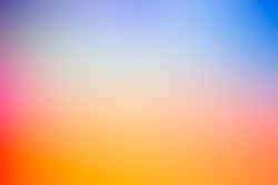 ABSTRACT GRADIENT COLORS BACKGROUND, BRIGHT COLORFUL PATTERN, BLANK WEB SITE DESIGN, DIGITAL SCREEN OR DISPLAY TEMPLATE FOR APPS, MOBILE PHONES AND COMPUTERS, GRAPHIC TEXTURE 