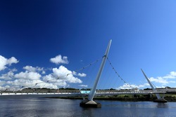 The bridge over the River Foyle from Derry