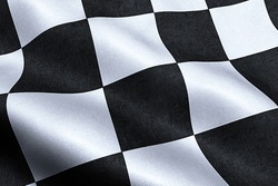 checkered flag, end race background, formula one competition