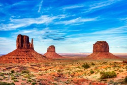 Monument Valley on the Border between Arizona and Utah, United States