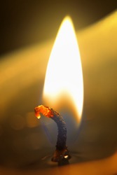 close-up photograph of a Candle