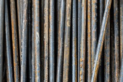 steel bar,iron wire,steel rod,background and texture