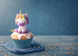 Unicorn cupcakes for a party