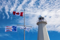 Cape Spear Lighthouse. St. John's, Newfoundland and Labrador, Canada.