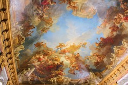 Interior of Chateau de Versailles or Palace of Versailles