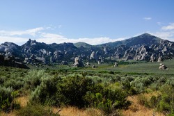 Mountain of granite, City of Rocks, Idaho, United States