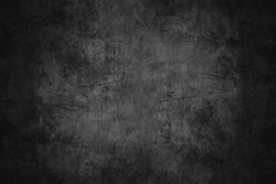 black scratched metal texture or rough pattern iron background