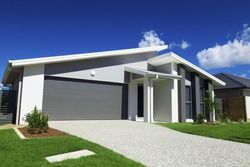 New modern Australian house.