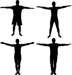 Man Stretching Silhouette - Free Stock Photo by mohamed hassan on ...