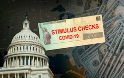 Understanding the Senate Stimulus Bill government US 100 dollar bills currency on Global pandemic Covid 19 lockdown