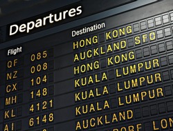 Airport Departure Board