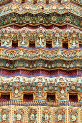 Detail from the Thai temple