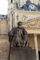 Victor Hugo monument in Paris, France