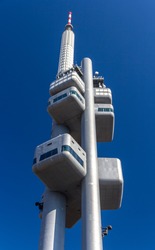 Zizkov Television Tower in Prague - Czech Republic