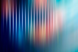 Abstract blurred background, parallel light lines on a dark blue background. Background for design.