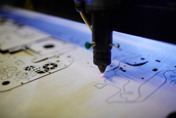Modern laser technology for engraving details