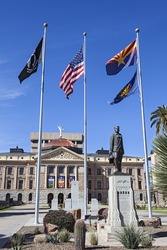 Arizona State Capitol in Phoenix, Arizona, USA, formerly housed the Territorial and State Legislatures, as well as various executive offices.