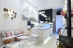 Modern and simple cafe interior