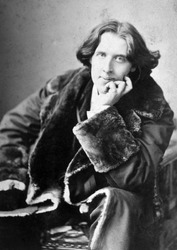 Oscar Wilde (1864-1900), photograph by Napoleon Sarony, 1882