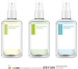 Spray bottle skincare. illustration