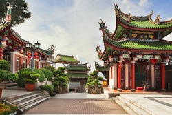 China, Xiamen Nanputuo temple during sunny day, without people.