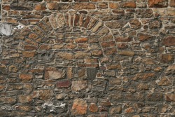 Belgium old wall,