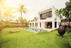 Luxury Villa Resort Interior 