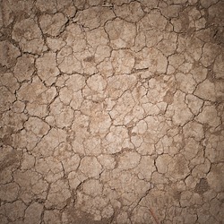 Cracked Ground, Earthquake Background, Texture