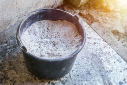 An image of a bucket full of ash
