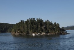 Tiny Island near Shaw Island, San Juan Islands, Washington