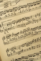 sheet of music notation